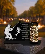 Znicz Solarny LED Dla Rybaka Wędkarza Na Wszystkich Świętych