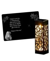 Personalizowana Podstawka Pod Znicz Solarny Z Dedykacją