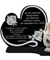 Folded Hands – LED Statuette For The Cemetery | wieczneznicze.pl