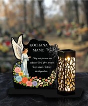 Watching Angel – Solar Grave Statuette | wieczneznicze.pl