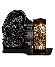 Lampion pamięci Matczyna opieka — Maryja z Dzieciątkiem — wzór i szczegóły