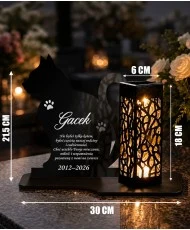 Lampion dla ukochanego kota Kocie wspomnienie — wzór i szczegóły