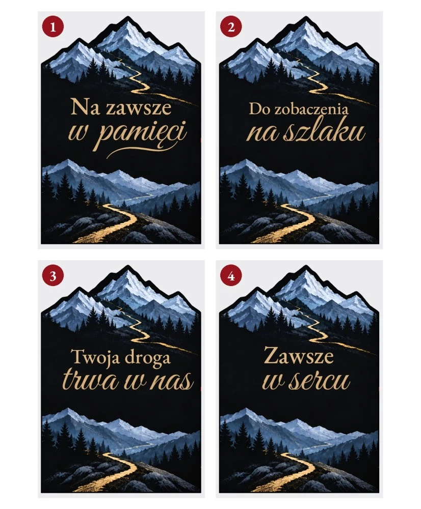 Górski szlak — sentencje 1–4