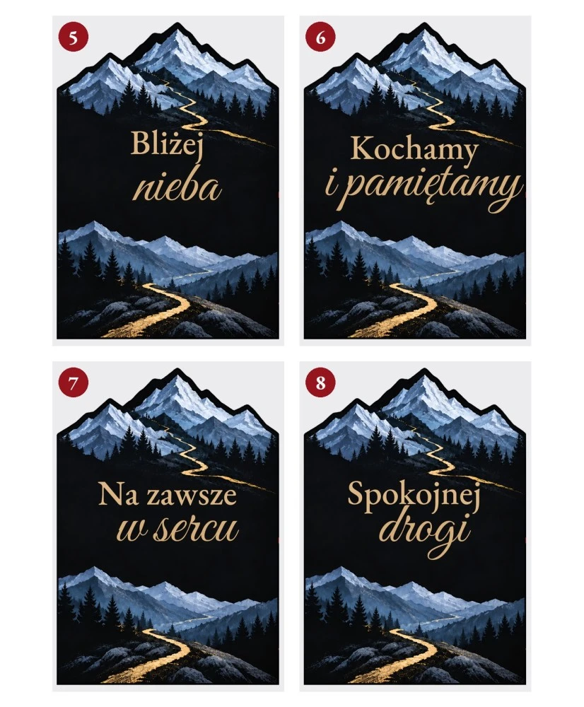 Górski szlak — sentencje 5–8