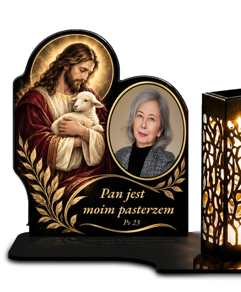 Dobry Pasterz ze zdjęciem — zdjęcie 2