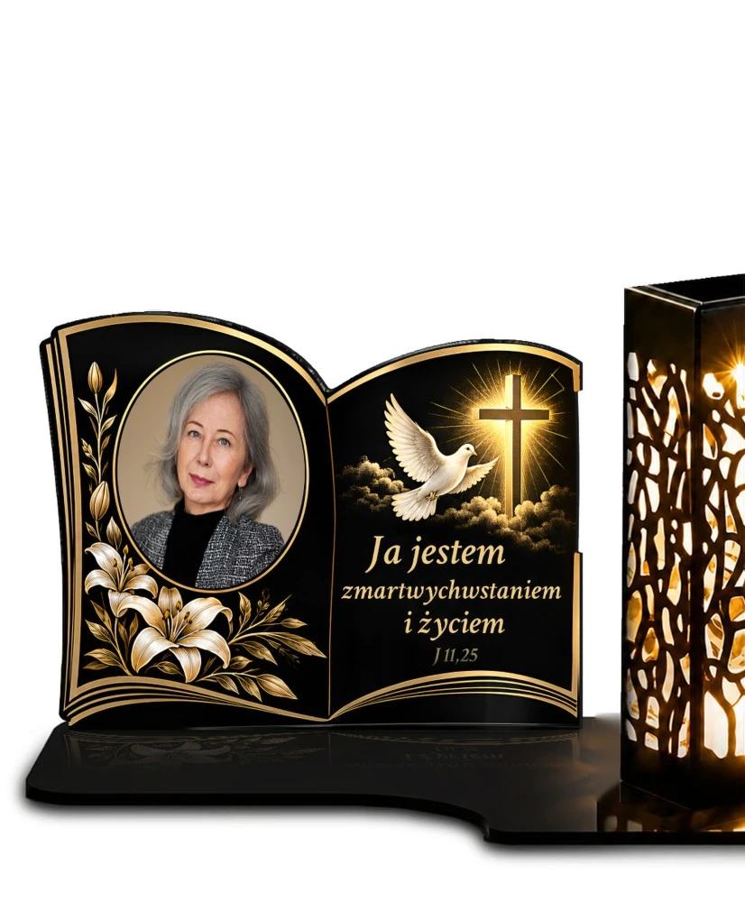 Księga z gołębiem ze zdjęciem — zdjęcie 2