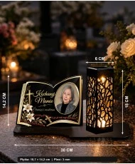 Księga z różańcem i liliami ze zdjęciem — zdjęcie 5