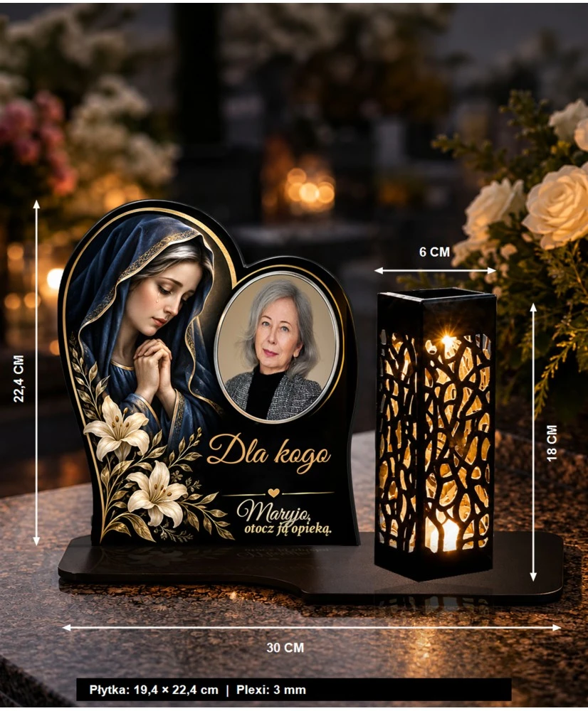Maryja z liliami ze zdjęciem — zdjęcie 5