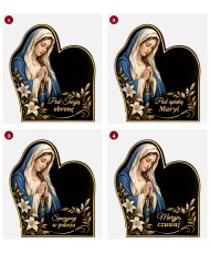 Maryja z różańcem — sentencje 1–4