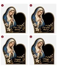 Maryja z różańcem — sentencje 1–4
