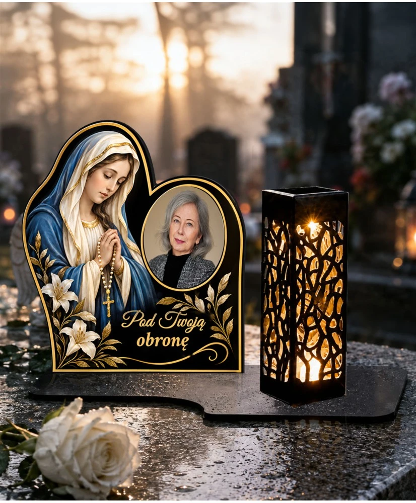 Maryja z różańcem ze zdjęciem — zdjęcie 4