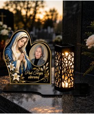 Maryja z różańcem ze zdjęciem — zdjęcie 3
