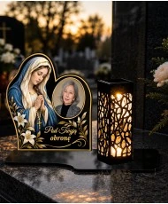 Maryja z różańcem ze zdjęciem — zdjęcie 3