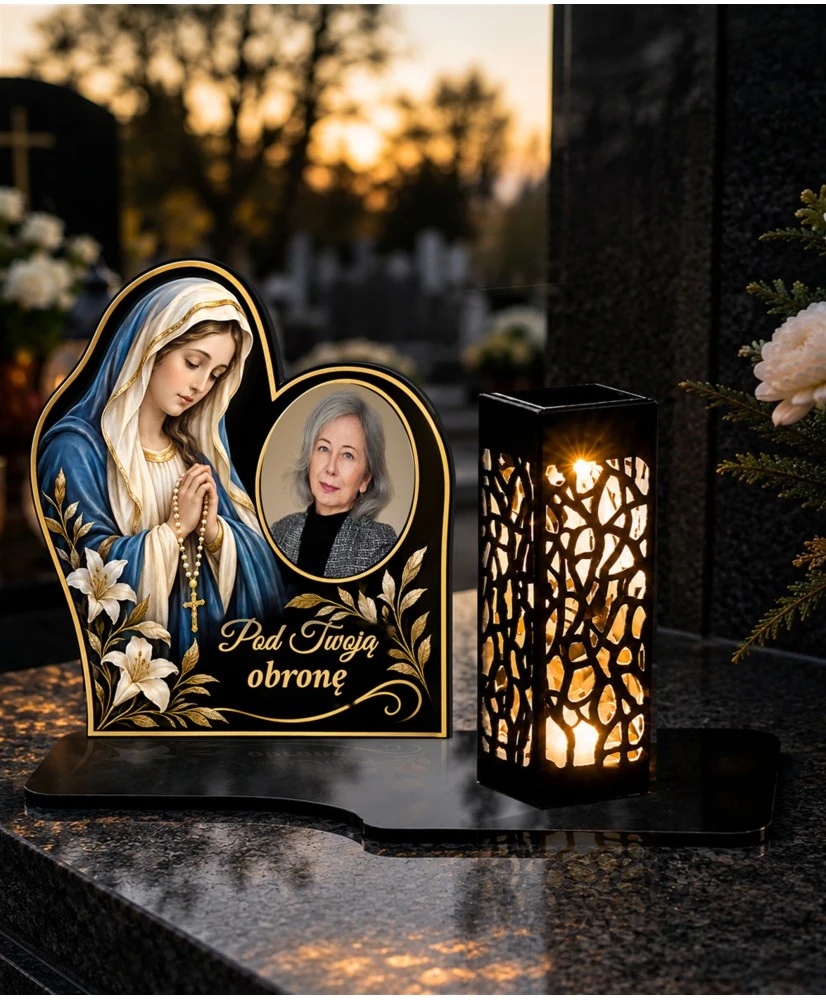 Maryja z różańcem ze zdjęciem — zdjęcie 3