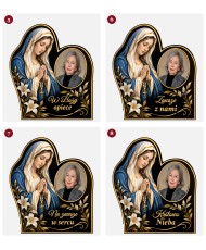 Maryja z różańcem ze zdjęciem — sentencje 5–8