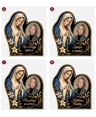 Maryja z różańcem ze zdjęciem — sentencje 5–8