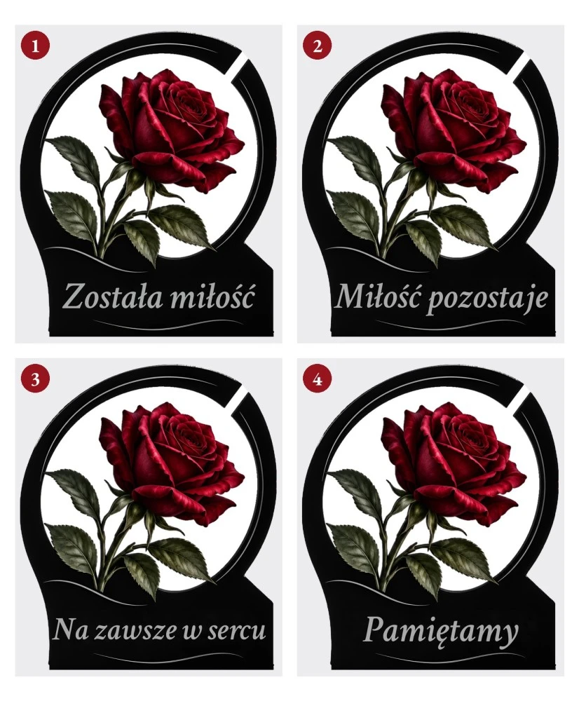 Róża — sentencje 1–4