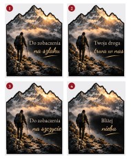Wędrowiec w górach — sentencje 1–4