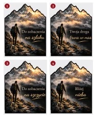 Wędrowiec w górach — sentencje 1–4