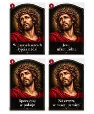 Jezus w koronie cierniowej — sentencje 1–4