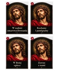 Jezus w koronie cierniowej — sentencje 5–8