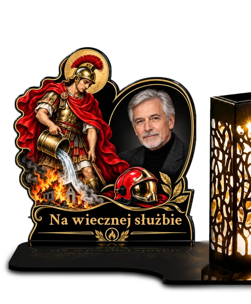 Święty Florian ze zdjęciem — zdjęcie 2