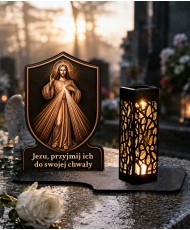 Jezus Miłosierny sepia — zdjęcie 4