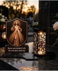 Jezus Miłosierny sepia — zdjęcie 3