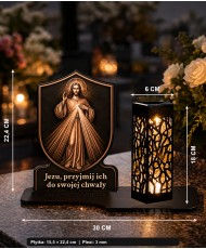 Jezus Miłosierny sepia — zdjęcie 5
