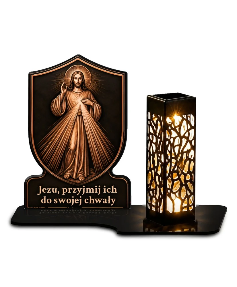 Jezus Miłosierny sepia — zdjęcie 1