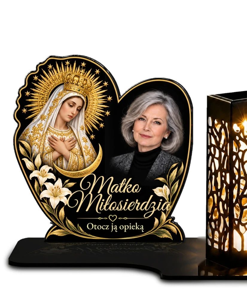 Matka Boża Miłosierdzia ze zdjęciem — zdjęcie 2