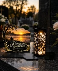 Wędkarz nad jeziorem — zdjęcie 3