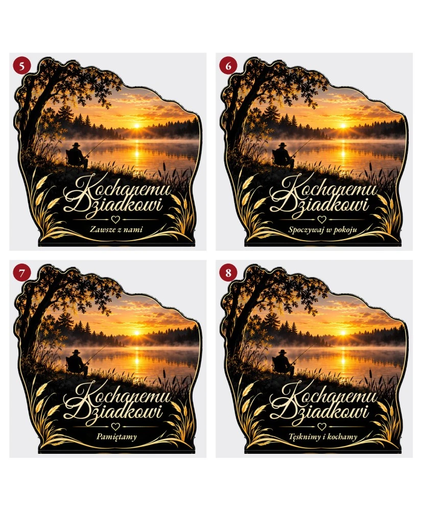 Wędkarz nad jeziorem — sentencje 5–8