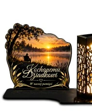 Wędkarz nad jeziorem — zdjęcie 2