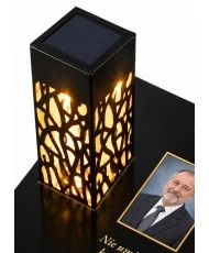 Gięty Kochany Tato ze zdjęciem — lampion