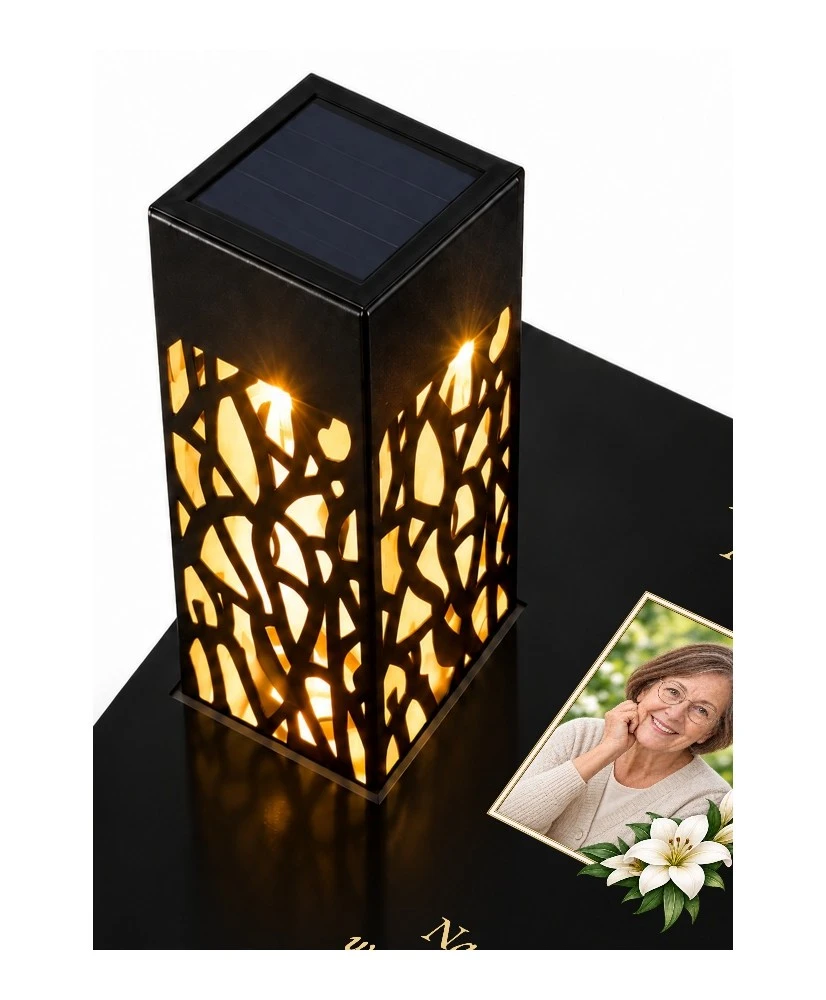 Gięty Kochana Mamo ze zdjęciem — lampion