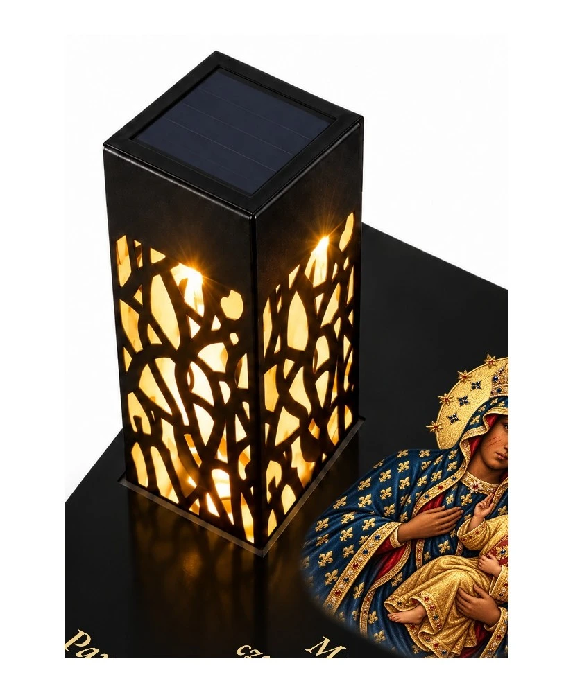 Gięty Matka Boża Częstochowska — lampion