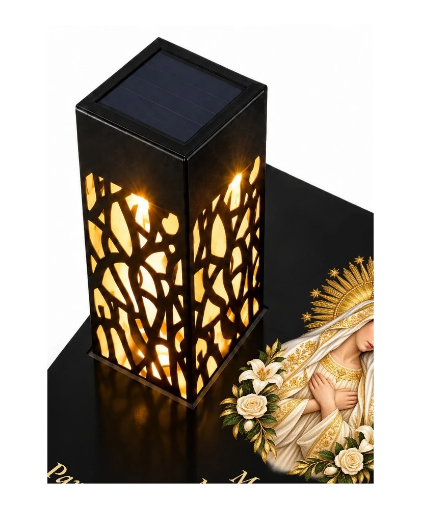 Gięty Matka Boża Ostrobramska — lampion