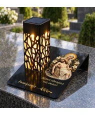 Gięty Pieta — na nagrobku w dzień