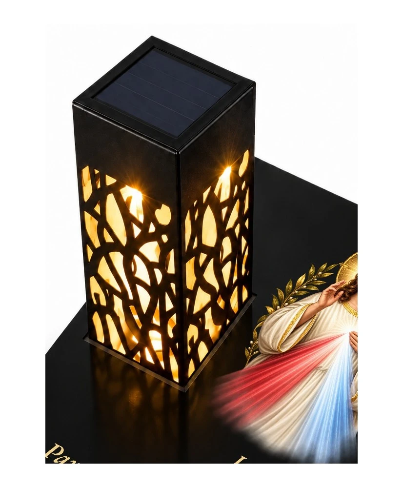 Gięty Jezus Miłosierny — lampion