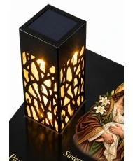 Gięty Święty Józef z Dzieciątkiem — lampion