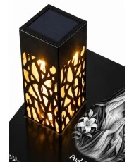 Gięty Maryja w granatowym welonie mono — lampion