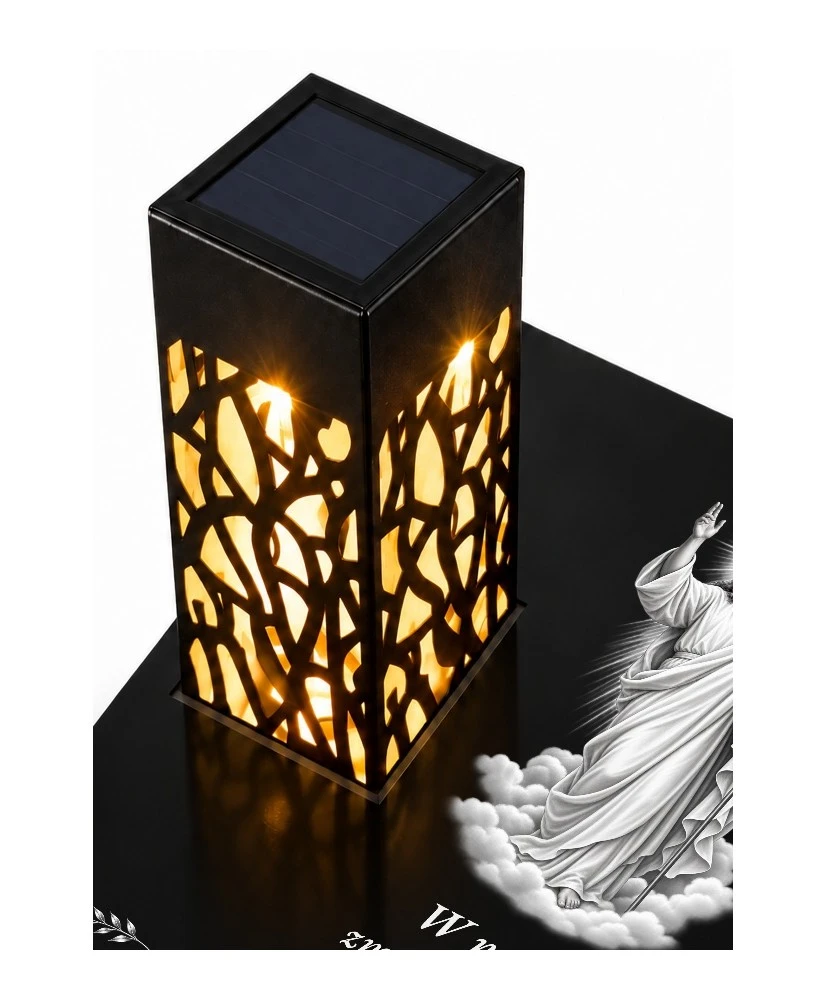 Gięty Jezus Zmartwychwstały mono — lampion