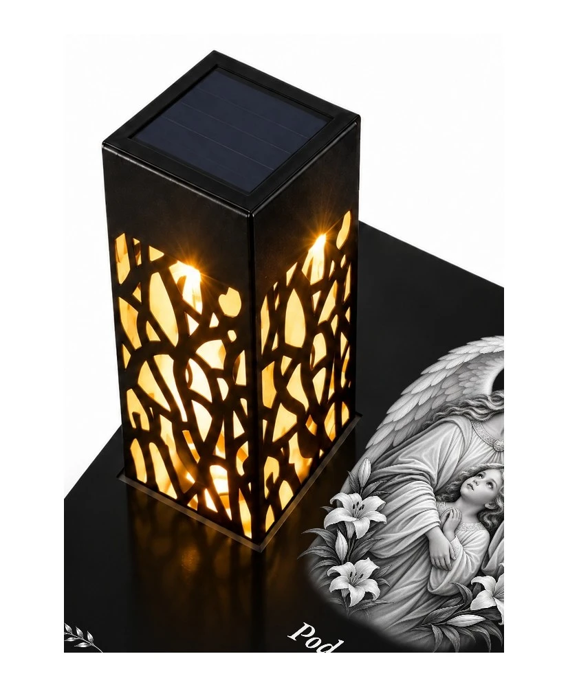 Gięty Anioł Stróż mono — lampion