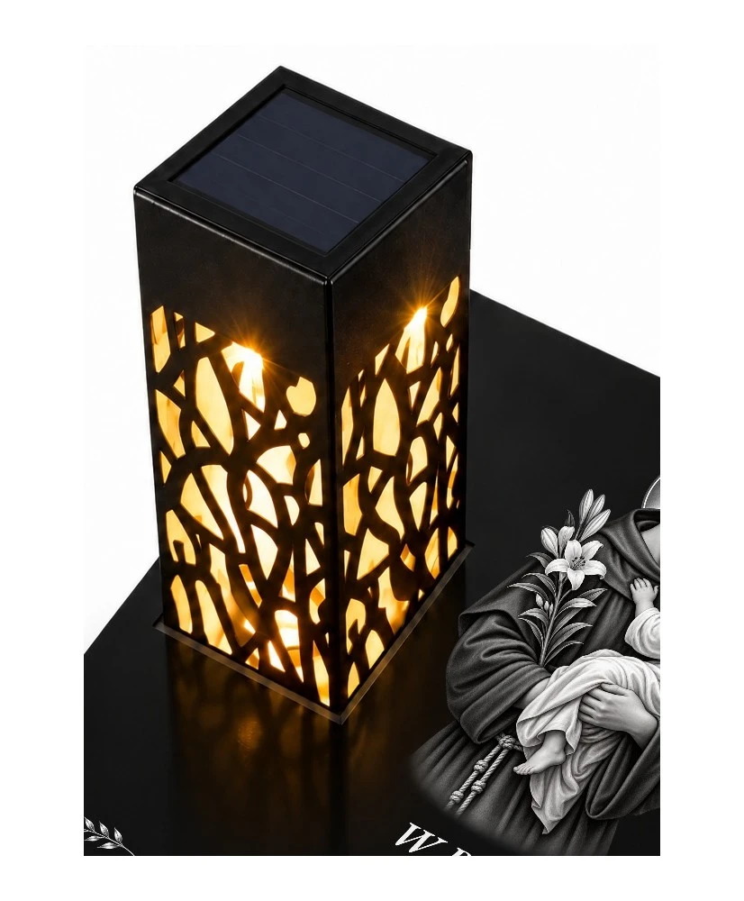 Gięty Święty Antoni z Dzieciątkiem mono — lampion