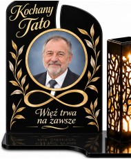 Nieskończona więź ze zdjęciem — detal zdjęcia i nadruku