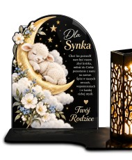 Baranek na księżycu - zbliżenie