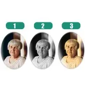 Tombstone Photo For A Monument Grave 9x12.5cm Your Photo For The Cemetery