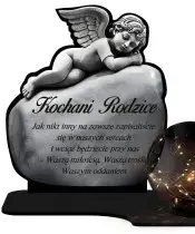 Large Solar Candle XL Premium Guardian Angel for the Cemetery