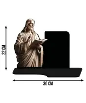 Large Solar Candle XL Premium Jesus Christ for the Cemetery